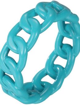Firetti Fingerring Schmuck Geschenk Edelstahl Ring Damenring Herrenring Panzerkette Color