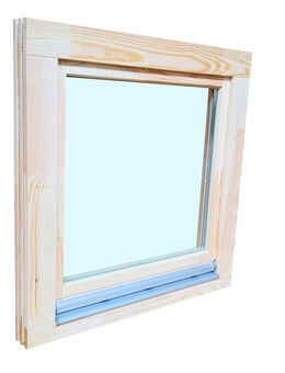 Holzfenster 80x80 cm, Europrofil Kiefer,neu auf Lager - Essen