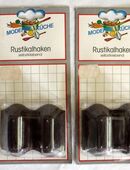 Klebehaken in brauner Holzoptik in 01099