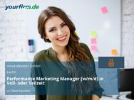 Performance Marketing Manager (w/m/d) in Voll- oder Teilzeit - Oberhausen