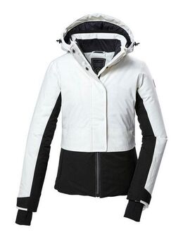 Killtec Skijacke KSW 105 WMN SKI JCKT Trendige Damen Skijacke, wasserdicht, atmungsaktiv, abnehmbare Kapuze