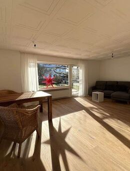 Befristete Vermietung! Helle 3-Zimmer-Erdgeschosswohnung mit Terrasse und Garten in Brunnthal - Brunnthal