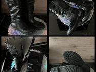 Stiefel | Kinderstiefel | Gr. 34 | schwarz | Leder | Schuhe | GUT - Dresden