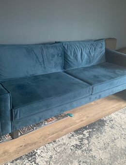 3-2-1 Sofa-Set in Blau – fast wie neu! - Hamburg Hamburg-Nord