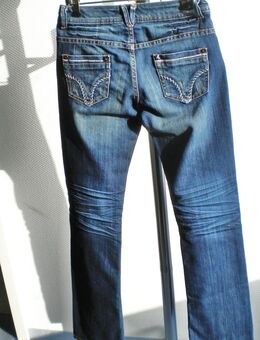 Miss 2&F-Damen-Denim-Stretch-Jeans,Blau,4-Pocket,Größe 36 - Linnich
