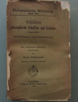 Schillers philosophische Schriften und Gedichte (Auswahl) (1910) - Münster