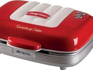 Ariete 3-in-1-Sandwichmaker Party Time 1972R, 700 W, Cookie-Maker, rot