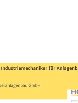 Ausbildung Industriemechaniker für Anlagenbau (m/w/d) - Lohra