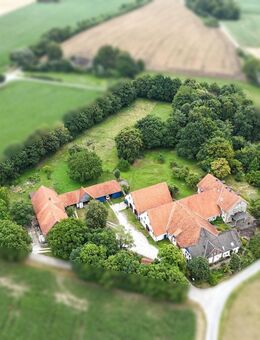 Refugium mit Fabrikantenvilla und Weideland - Wohnen mit Geschichte & Stil! - Borgholzhausen