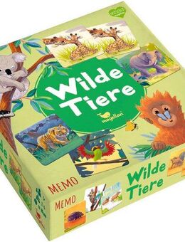 Magellan Spiel Wilde Tiere - Memo, Kinderspiel, Made in Germany