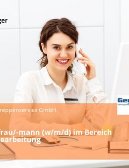 Bürokauffrau/-mann (w/m/d) im Bereich Auftragsbearbeitung - Köln