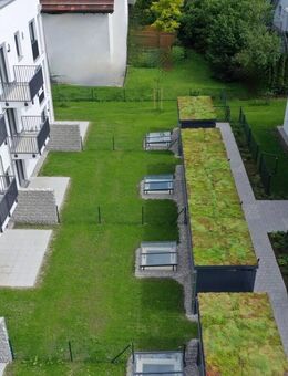 EXKLUSIVANGEBOT! Neubau-3-Zi.-Dachterrassenwohnung ca. 96 m² Wohnfläche mit Südterrasse und Aufzug - Germering