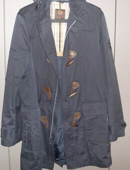 S. Oliver Herren Mantel - Longjacke dunkelblau m Kapuze Gr. 48 FC Bayern - Plattling