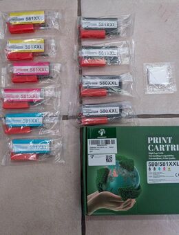 Canon PGI‑580/CLI‑581 XXL Druckerpatronen – NEU & OVP – 10er-Pack - Grevenbroich