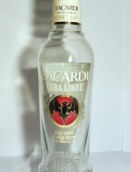 BACARDI Gold Rum Cuba Libre Sammlerflasche Leerflasche 275 ml - Hamburg Hamburg-Nord
