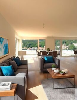 Exklusives Wohnen in Baden-Baden - großzügige Penthouse-Wohnung mit umlaufenden Balkon. - Baden-Baden