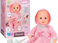 Baby Annabell Babypuppe Hannah Spiel mit mir, 36 cm, mit 5 lebensechten Funktionen