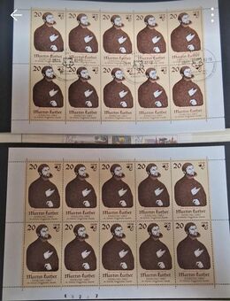 Briefmarken DDR 1982 Großbogen M. Luther Mi.Nr. 2755 - Görlitz