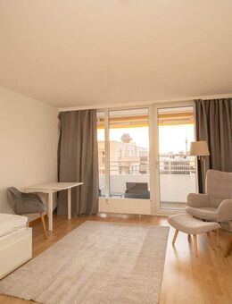 Teilmöblierte 1-Zimmer-Wohnung in Schwabing - München
