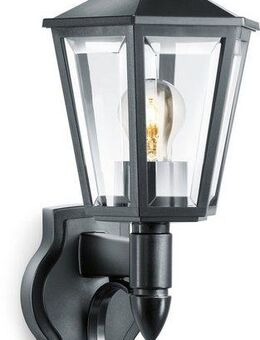 steinel Außen-Wandleuchte L 15 S, Bewegungsmelder, Leuchtdauer einstellbar, Tageslichtsensor, Leuchtmittel wechselbar