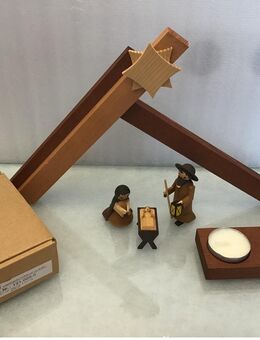 Erzgebirge ULMIK , Modern Line Krippenhaus + Krippenfiguren Weihnachtsschmuck - Düsseldorf