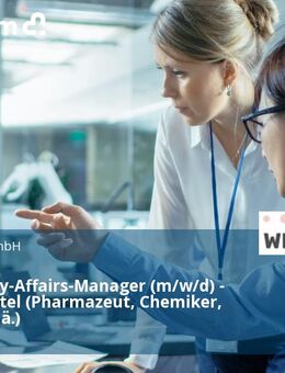 Regulatory-Affairs-Manager (m/w/d) - Arzneimittel (Pharmazeut, Chemiker, Biologe o. ä.) - Hamburg