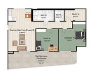 Neue barrierefreie Penthousewohnung mit Dachterrasse am Marktplatz von Nastätten - Nastätten