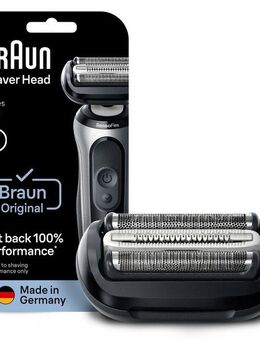 Braun Ersatzscherkopf Series 6 64B, Kompatibel mit Braun Series 6 Rasierern der Generation 60, 61 und 62
