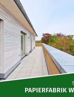 ERSTBEZUG sanierte Papierfabrik | Dachgeschoss-Whg. mit 2 Dachterrassen, Vollbad, Stellplatz u.v.m. - Schkeuditz