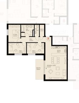 Neubau: 4-Zimmer Obergeschoss mit Balkon im Kanderhof, Binzen Nr.5 - Binzen