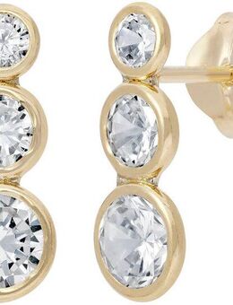 Firetti Paar Ohrstecker Schmuck Geschenk Gold 375 Ohrschmuck Ohrringe, mit Zirkonia (synth)