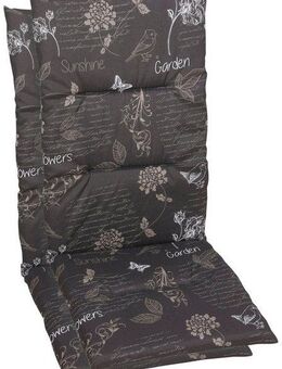 GO-DE Hochlehnerauflage Amalfi, (Set, 2 St), 118x48 cm