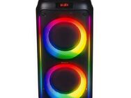 Denver BPS-458 Party-Lautsprecher (Bluetooth, 100 W, mit Fernbedienung und wireless Mikrofon)