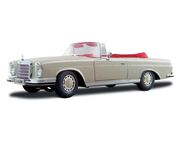 Maisto® Sammlerauto Mercedes 280SE, Cabrio Â´66, Maßstab 1:18, mit Lenkung