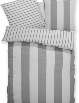 Home affaire Bettwäsche Sari, Seersucker, 2 teilig, in verschiedenen Qualitäten, maritime Bettwäsche mit Streifen
