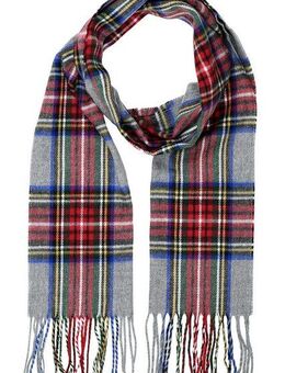 COLLEZIONE ALESSANDRO Wollschal London, (1-St), mit Karomuster in rot-grau-blau