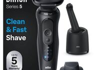 Braun Elektrorasierer Series 5 52-N7200cc, Reinigungsstation, Wasserdichter Folienrasierer, mit Präzisionstrimmer