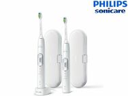 *TAGESPREIS* Philips Sonicare ProtectiveClean 6100 Elektrische Zahnbürste HX6877/34, mit Schalltechnologie, Andruckkontrolle, Doppelpack, weiß - Wuppertal