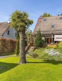 IMMOBERLIN.DE - Sehr gepflegtes Einfamilienhaus mit Sonnenterrasse + fantastischem Gartenareal in ruhiger Lage - Luckenwalde