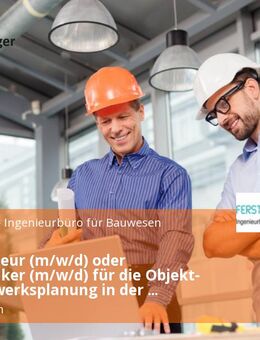 Bauingenieur (m/w/d) oder Bautechniker (m/w/d) für die Objekt- und Tragwerksplanung in der Bauwerksinstandsetzung - Wettstetten