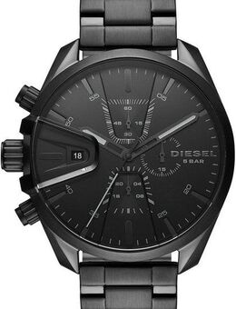 Diesel Chronograph MS9 CHRONO DZ4537, Quarzuhr, Armbanduhr, Herrenuhr, Datum,Stoppfunktion,Edelstahlarmband