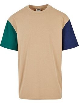 URBAN CLASSICS T-Shirt Urban Classics Herren Organic Oversized Colorblock Tee (1-tlg)
