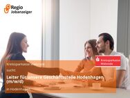 Leiter für unsere Geschäftsstelle Hodenhagen (m/w/d) - Hodenhagen