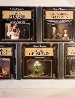 5 Klassik CD Walzer Märsche Ouvertüren Strauss Gershwin zusammen nur 4,- - Flensburg