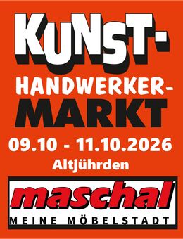 Maschal-Möbel Altjührden Kunsthandwerker- und Bauernmarkt Oktober 2026 - Varel