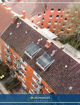 Möblierte, rückwärtig gelegene 2-Zi.-Wohnung mit Süd-West-Loggia, Keller und Dachboden - Hamburg