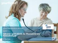 Sekretär (gn*) Klinik für Phoniatrie und Pädaudiologie - Münster