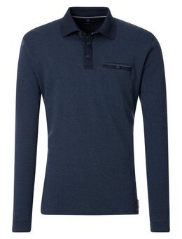 CASAMODA Langarm-Poloshirt CASAMODA Polo-Shirt Langarm gestreift