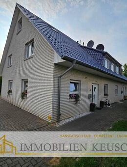 Große & neuwertige DHH in ruhiger Sackgasse, parken am Haus, großer Garten & Terrasse - Verden (Aller)