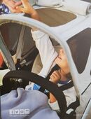 Neues Bugaboo-Sonnendach mit Lüftungsfenstern in 79618